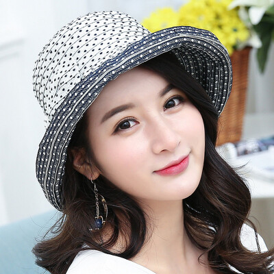 

【Jingdong Supermarket】 Meng Si Ke (MSEK) WMZ170760 hat female Korean version of the curling sun hat outdoors outdoor hat fisherman cap skin powder