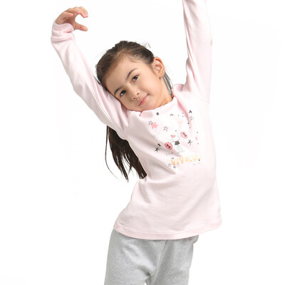 

VIV & LUL Children's Underwear Women's Underwear Set Baby Pendants Pants Pajamas Set DL418209 Pink 170cm