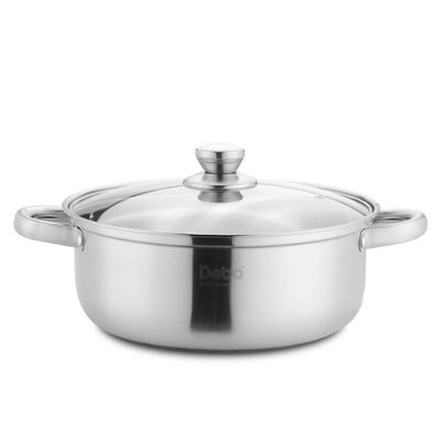 

Debo Deli Cage Stainless Steel Pot Pot Induction Cooker Gas Universal Cooker 26cm