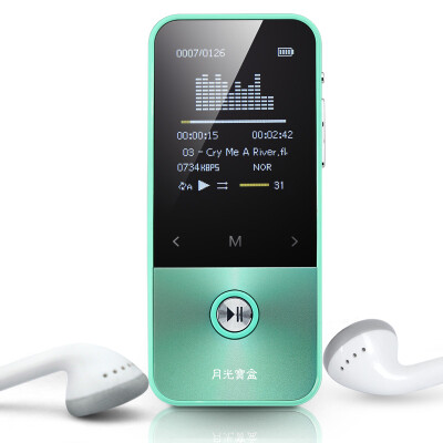 

Лунный свет MP3 MP4 F109 Зеленый 8G Внешний Bluetooth HIFI Lossless Player mp3 Студент