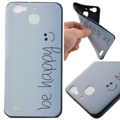

Happy Pattern Soft Thin TPU Rubber Silicone Gel Case Cover for Huawei Enjoy 5S/GR3
