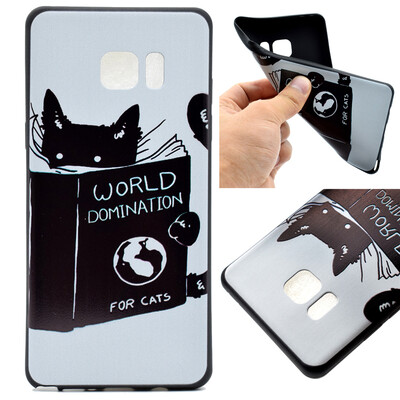

Cat Pattern Мягкий тонкий ТПУ резиновый силиконовый гель Дело Чехол для Samsung Galaxy Note 7