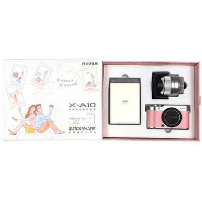 

Fuji (FUJIFILM) X-A10 (XC 16-50II) / Instax SP2 подарочные коробки с ретро-стилизации Максимо Оливерос порошка компактный портативный WIFI мгновенной печати фотографий