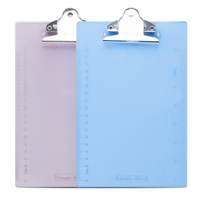 

Guangbo GuangBo A5 high-quality PP writing board clip folder plate with butterfly clip random WJ6104