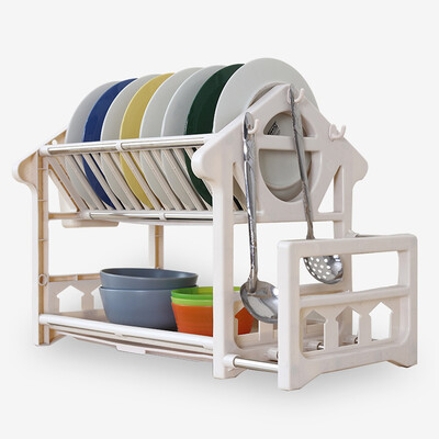 

Meadas Полка для кухни Посуда Посудомоечная машина Посудомоечная машина Стеллаж Резак Стойка для хранения Хранение Полка Светло-коричневый 13539