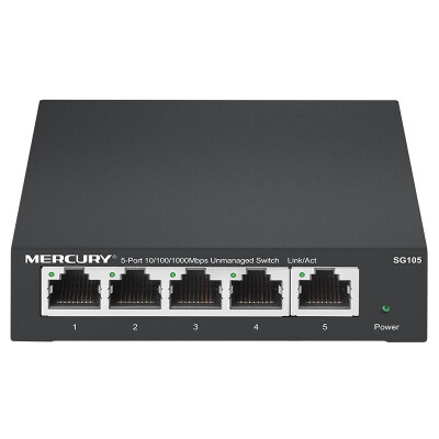 

Mercury (MERCURY) SG108M 8-port Gigabit switch network shunt