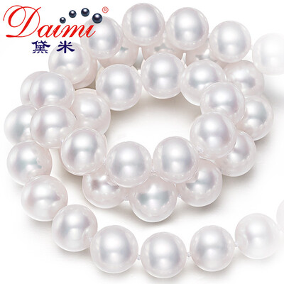 

Demi jewelry comparable to the selection of fine leisure shine is round freshwater pearl necklace to send my mother 9-10mm43cm
