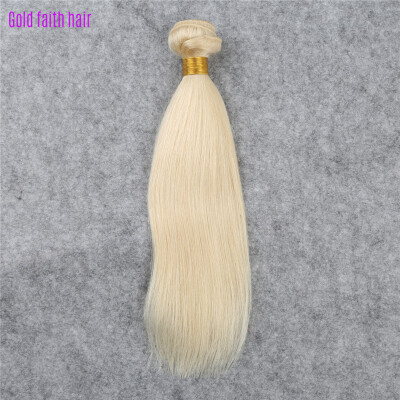 

Blonde Brazilian Hair Single Bundle #613 Blonde straight Weave 100% Brazilian Virgin Remy Hair Machine Weft Weave Hair Extension