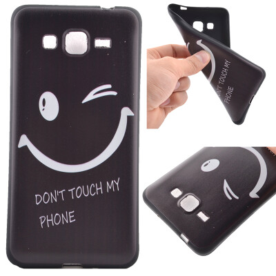 

Smiling face Pattern Soft Thin TPU Rubber Silicone Gel Case Cover for Samsung Galaxy Grand Prime G530