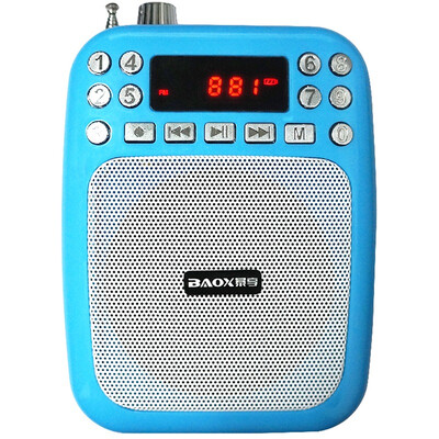 

BAOX BX-K01 Portable Digital Amplifier Blue Teacher Guide Special Amplifier