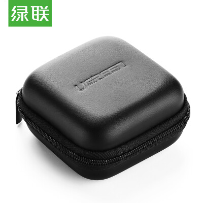 

Green Alliance (UGREEN) Mobile Phone Storage Bag Charging Po Mobile Power Charger Protective Case Bag Mobile Hard Disk U Disk Earphone Belt Flannel Bag Large 20319