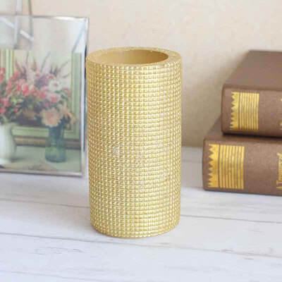 

DFL Flameless Real Wax Electronic Led Candles With TimerEmbossed Space Lattice76X152 cmfor Mothers Day Gift