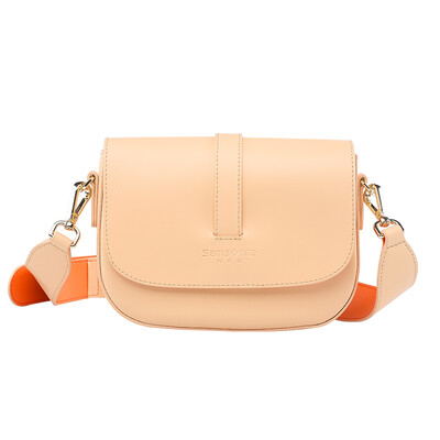 

Samsonite Messenger Bag Women&39s Bag Fashionable Handbag Uniform Shoulder Bag BK8 13007 Camel Mini Saddle Bag