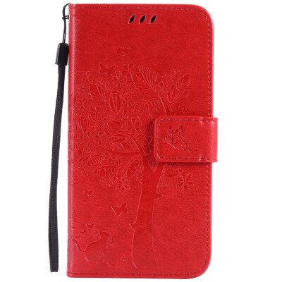 

Red Tree Design PU Leather Flip Cover Wallet Card Holder Case for HUAWEI Y6