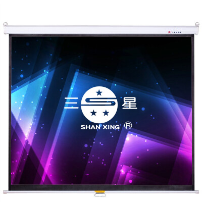 

Samsung SHAN XING ZS-120 120 inch 4 3 manual self-locking projection screen screen width 244 meters 183 meters high plus the total width of the shell 254 meters