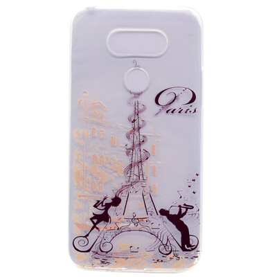 

Music tower Pattern Soft Thin TPU Rubber Silicone Gel Case Cover for LG G5