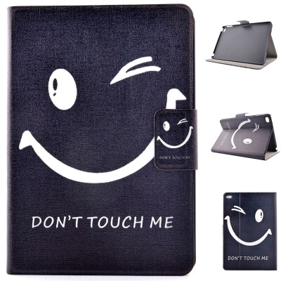 

Naughty Smile Style Classic Flip Cover with Stand Function and Credit Card Slot for iPad Mini 4