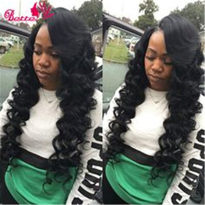 

Bettehair Loose Wave virgin hair Brazilian virgin hair 3Bundles 300g lot100 unprocessed Hot human hair extensions weaves 8A Hai
