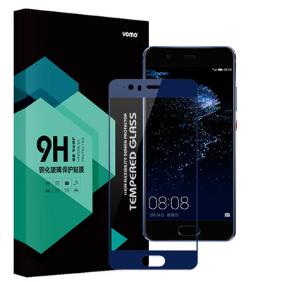 

YOMO Huawei P10 закаленная пленка пленочная пленка защитная пленка p10 стальная пленка полноэкранное покрытие взрывозащищенная стеклянная пленка полное покрытие синий
