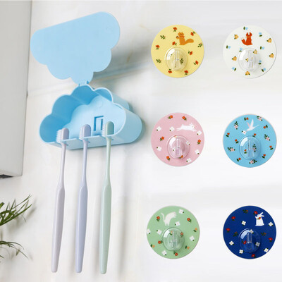 

Jingdong supermarket green reed kitchen bathroom seamless towel towel hand paper racks bathroom racks cartoon section 6 sets