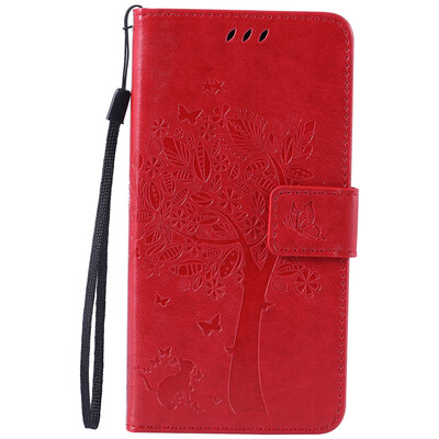 

Red Tree Design PU Leather Flip Cover Wallet Card Holder Case for SONY M4