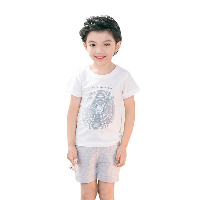 

Yu Zhaolin YUZHAOLI children's T-shirt summer outdoor boy short-sleeved shorts suit M426637 happy vortex 140 yards