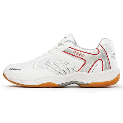 

Kawasaki professional badminton shoes 44 yards white silver red
