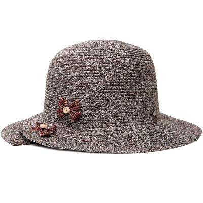 

Vidorna vedordna sun hat female summer eaves straw hat seaside holiday elegant lady sun hat MZ111 coffee color uniform