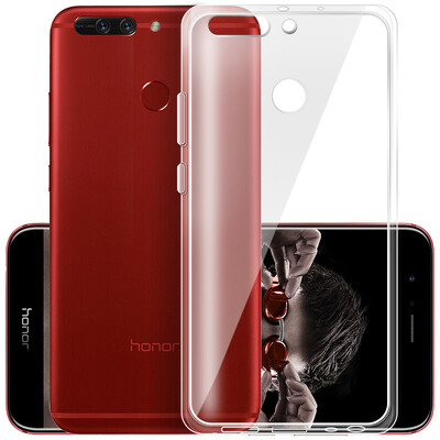 

Pizza glory V9 mobile phone shell Huawei glory v9 silicone all-inclusive protective cover transparent