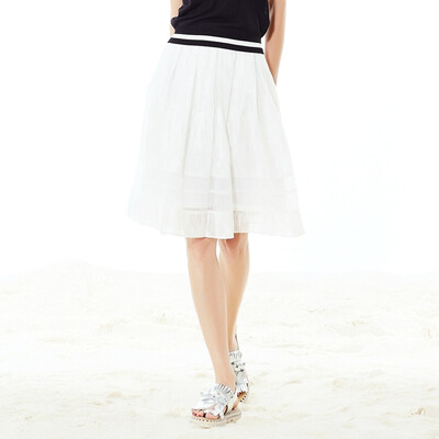 

Wandian dress (WANDIAN) чистая пряжа сшитая юбка белая A-type юбка 1162K03020 L