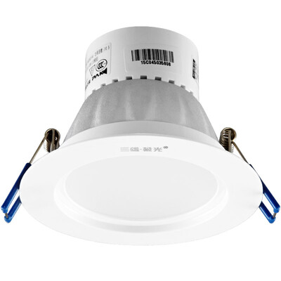 

Jingdong Supermarket] three male aurora interplanetary led downlight 5W3 inch embedded lamp hole lamp hole opening about 100MM 4000K warm white light