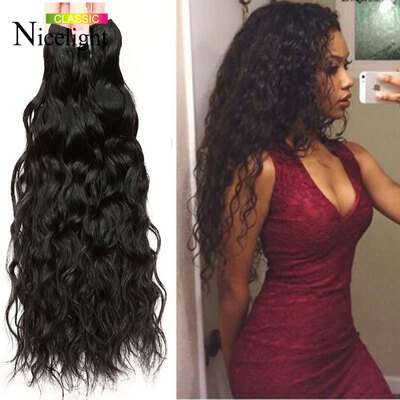 

Burmese Virgin Hair Natural Wave Weave Bundles Burmese Water Wave perruque afro naturel Silk Human Hair extensions
