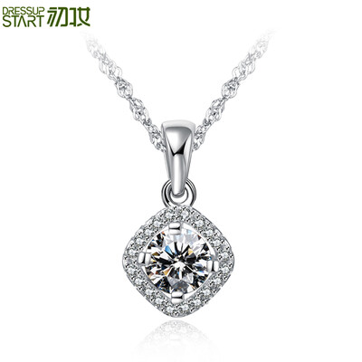 

Early makeup S925 silver necklace simple fashion female necklace pendulum Jane love to send his girlfriend to send gifts