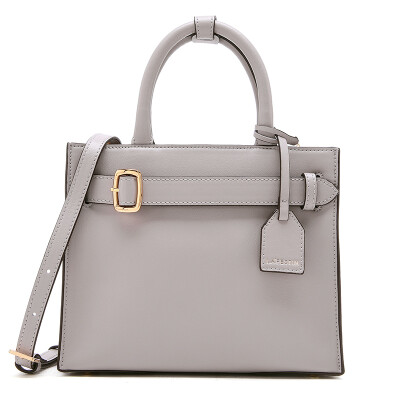 

La Festin La Festin handbag women Europe&the United States personalized cowhide Kelly bag shoulder bag 618796 mung bean gray