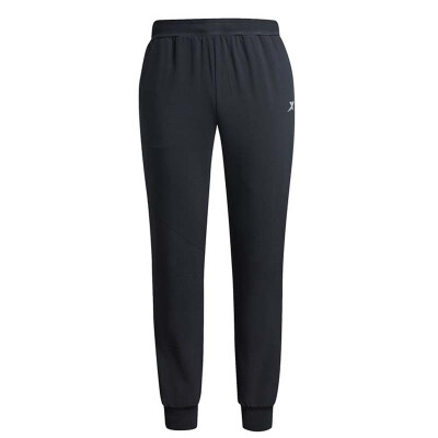 

【Jingdong Supermarket】 Xtep (XTEP) Men's Sports Pants Light Breathable Windbreaker Pants Men's Woven Long Pants 883229499051 Black