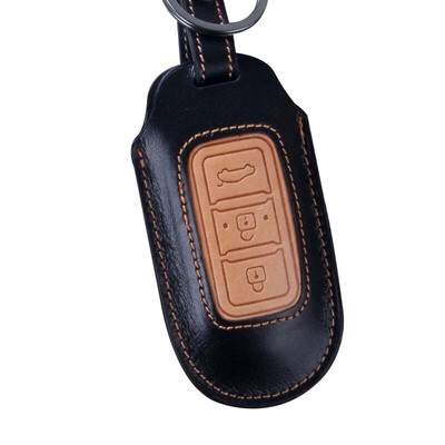 

Huashi Baojun key bag color matching smart three-button black Baojun 560 730 610 630 310 leather key case