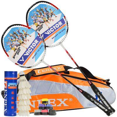 

WACKER VICTOR 2 fitted suit feathers made of carbon composite badminton racket to shoot MR600 gift 6 badminton 3 only loaded bag 2 hand glue