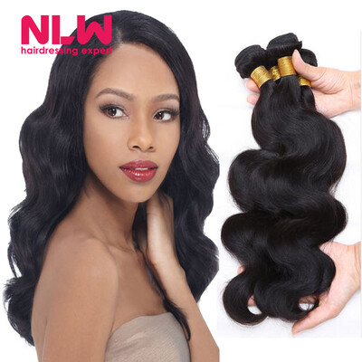

Free Shipping Prices of Cheap Weaves 3 Bundles Natural Color NLW Products Malaysian Virgin Human Hair Body Wave Extension 8A