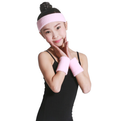 

Yi Xilin YIXLW children dance towel head sweat dance supplies light purple