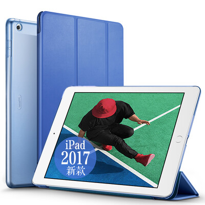

(ESR) Apple новый IPad защитный чехол 2017 новый iPad7 защитный корпус падение три раза стент 9,7-дюймовый кожаный чехол Yue цветной серии матрос синий