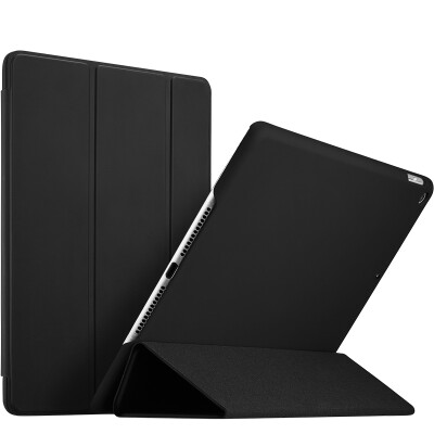 

(ESR) Apple new iPad protective cover 2017 new iPad7 protective shell anti-drop three-fold stent 9.7 inch leather case Yue color series Galaxy gray