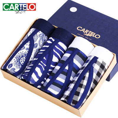 

Cartelo Men's Cotton Boxer Shorts (4pcs