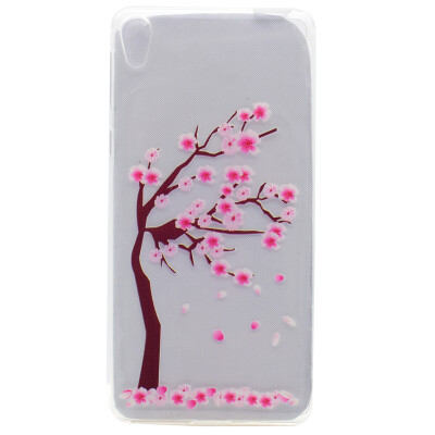 

Cherry tree Pattern Soft Thin TPU Rubber Silicone Gel Case Cover for Sony Xperia X