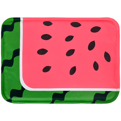 

Cecilia KOJIMA new pet ice pad watermelon paragraph pet ice mats rectangular ice mat M