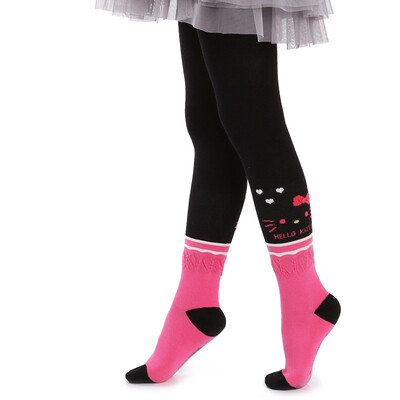 

Hello Kitty (Hello Kitty) Детские колготки девочка пассив колготки KT8018 розовая роза 110cm