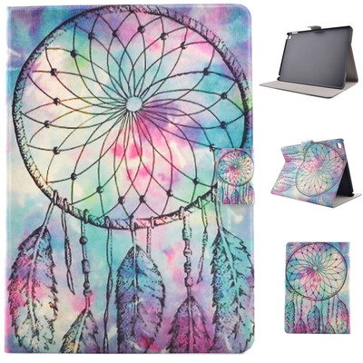 

Pink Dreamcatcher Style Classic Flip Cover with Stand Function and Credit Card Slot for Apple iPad 6/iPad Air 2