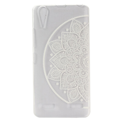 

Цветок полукруга Pattern Мягкая тонкая резиновая оболочка из силиконового геля TPU для Lenovo K3/Lemon K30