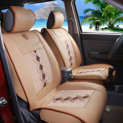 

MUNIUREN 7-seat business car car seat cushion four seasons general-purpose car seat four seasons car mat 7-seat elegant rice factory straight hair
