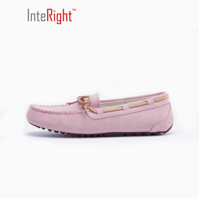 

INTERIGHT couple shoes casual shoes flat shoes driving shoes Peas shoes pink 240 yards