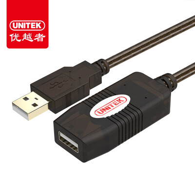 

Улучшенный человек (UNITEK) USB2.0 усиление сигнала расширение линии мужской женщина 5 линия передачи данных м Удлинитель карта беспроводной компьютерной мыши шнур Y-250